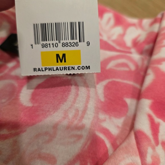 NWT Lauren Ralph Lauren LRL Women's Night Shirt Size M Pink Floral Pajamas - Picture 5 of 14